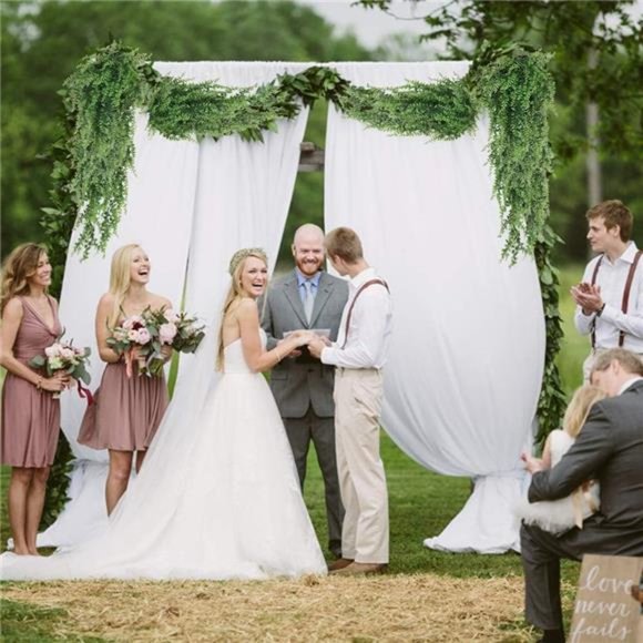 Boston Ferns Artificial Persian Rattan Fake Hanging Plant Faux Greenary Vine - Picture 5 of 6